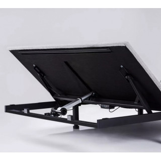 Умная двуспальная кровать Xiaomi 8h milan smart leather electric bed 1.8 m grey blue (умное основание и латексный матрас RA Alpha)