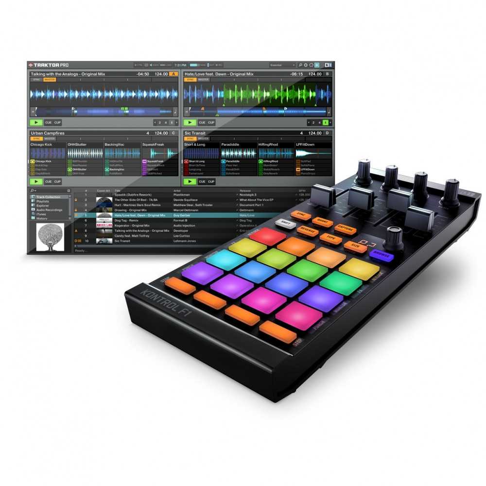 DJ контроллер Traktor Kontrol F1