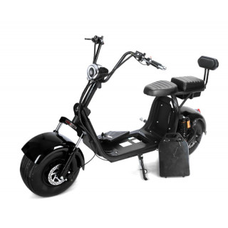 Электроскутер Citycoco 1500W, 20А 60В Черный (плюс доп. место для второй АКБ) 