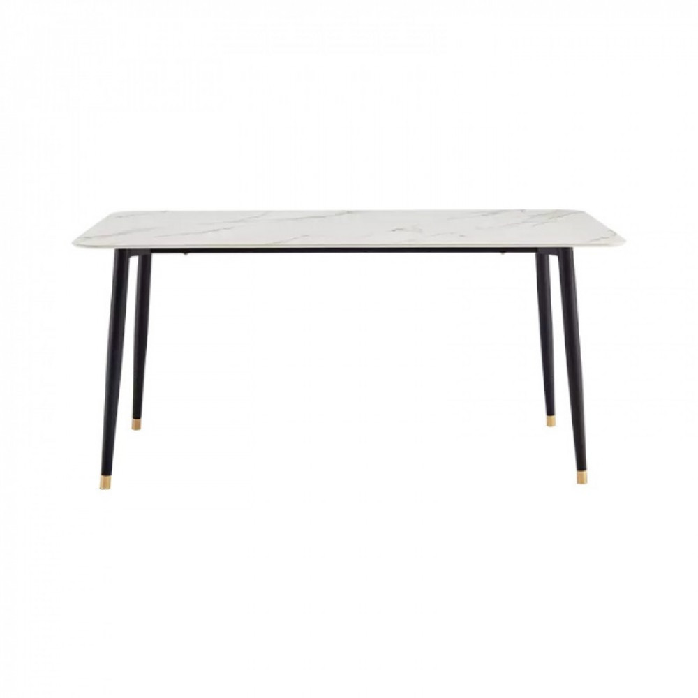 Комплект обеденной мебели стол 1.6м и 4 стула Xiaomi Lin's Wood Light Luxury Table and Four Chairs White&Black (JI1R-A+LS073S4-A)