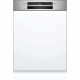 Встраиваемая  посудомоечная машина  Bosch SMI6TCS00E Silver 